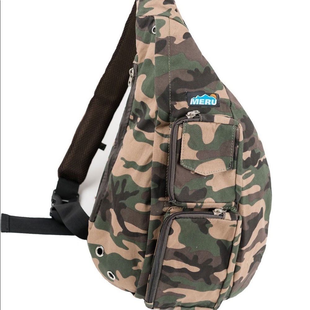 Camo Meru sling backpack Crossover Bag